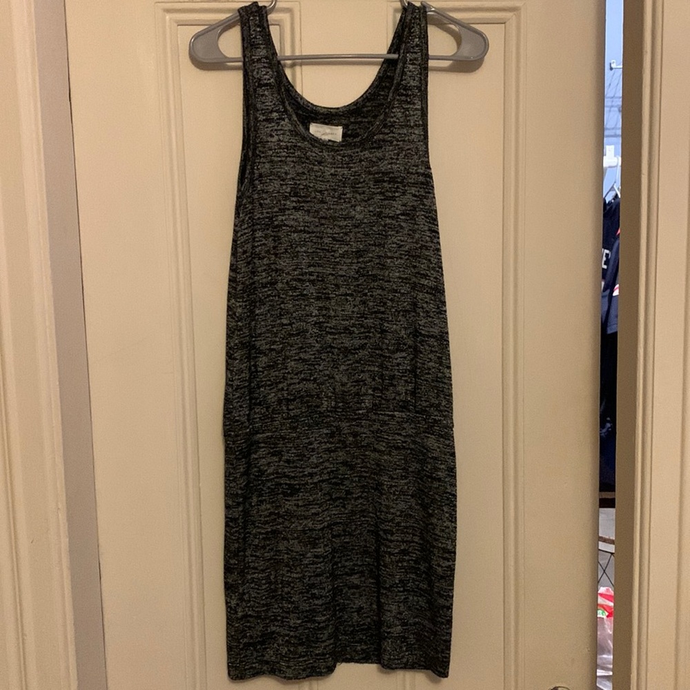 Lou & Grey Tank Top Gray/Black Dress! **MINT CONDITION! SIZE XS